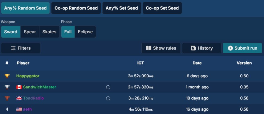 Sword Any% — Full Moon